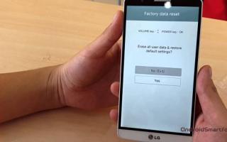 Как сделать hard reset на LG Optimus L5 и подобных андроидах Лджи